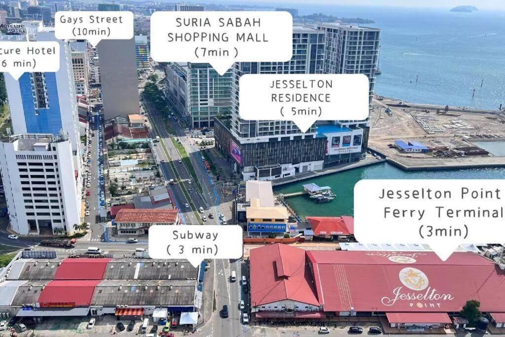 Jq Jesselton Quay Little Angel New Cityseaview Lv29 Netflix 6pax Apartment Kota Kinabalu